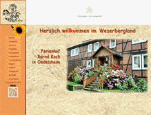 Tablet Screenshot of ferienhofkoch.de